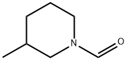 3-メチル-1-ピペリジンカルボアルデヒド 化学構造式