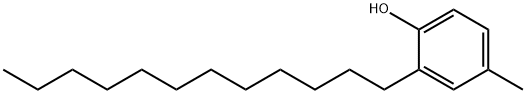 2-ドデシル-p-クレゾール 化学構造式