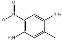 2-ニトロ-5-メチル-1,4-ベンゼンジアミン 化学構造式