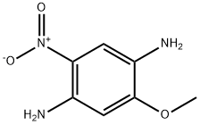 2-甲氧基-5-硝基苯-1,4-二胺, 25917-90-2, 结构式