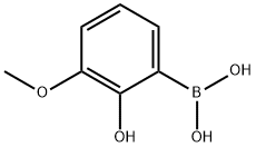 3-METHOXY-2-HYDROXYPHENYL BORONIC ACID Structure