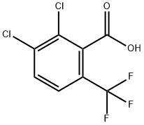 2,3-DICHLORO-6-(TRIFLUOROMETHYL)BENZOIC ACID Struktur