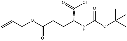 BOC-D-谷氨酸(烯丙酯), 259221-91-5, 结构式