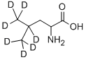DL-LEUCINE-4,5,5,5,6,6,6-D7 Struktur