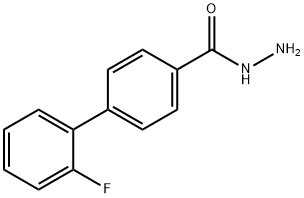 2'-FLUORO[1,1'-BIPHENYL]-4-CARBOHYDRAZIDE Structure
