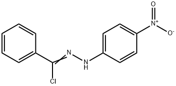 1-(4-ニトロフェニル)-2-(α-クロロベンジリデン)ヒドラジン 化学構造式