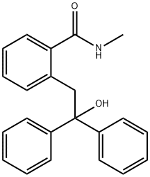 2-(2-Hydroxy-2,2-diphenylethyl)-N-methylbenzamide 结构式