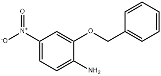 2-ベンジルオキシ-4-ニトロアニリン 化学構造式