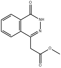 1-Phthalazineacetic acid, 3,4-dihydro-4-oxo-, Methyl ester Structure