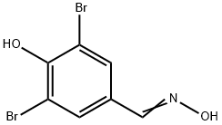 3,5-DIBROMO-4-HYDROXYBENZALDEHYDE OXIME 化学構造式