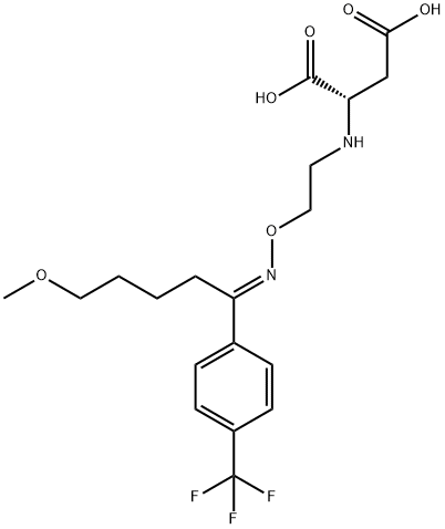 N-(2-Succinyl) Fluvoxamine Struktur