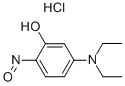 2-ニトロソ-5-ジエチルアミノフェノール 塩酸塩 化学構造式
