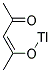 THALLIUM(I) 2,4-PENTANEDIONATE Struktur