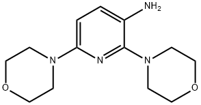 2,6-ジモルホリノピリジン 化学構造式