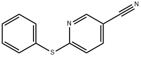 6-(PHENYLTHIO)NICOTINONITRILE Struktur