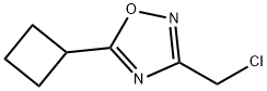 1,2,4-Oxadiazole,3-(chloromethyl)-5-cyclobutyl-(9CI) Structure