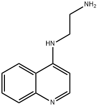 4-(2-AMINOETHYL)AMINOQUINOLINE 结构式