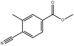 4-氰基-3-甲基苯甲酸甲酯, 25978-68-1, 结构式