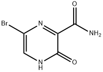 6-bromo-3-hydroxypyrazine-2-carboxamide Struktur