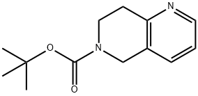 7,8-二氢-1,6-萘啶-6(5H)-甲酸叔丁酯,259809-44-4,结构式