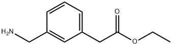 3-氨甲基-苯乙酸乙酯, 259818-63-8, 结构式