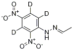 アセトアルデヒド‐2,4‐ジニトロフェニルヒドラゾン‐3,5,6‐D3 化学構造式