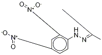 Acetone 2,4-Dinitrophenylhydrazone-d3 Structure