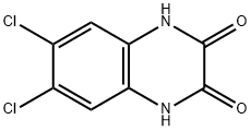 6,7-DICHLORO-1,4-DIHYDRO-2,3-QUINOXALINEDIONE Structure