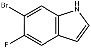 6-Bromo-5-fluoroindole Struktur