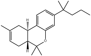 (6AR,10AR)-3-(1,1-二甲基丁基)-6A,7,10,10A-四氢-6,6,9-三甲基-6H-二苯并[B,D]吡喃,259869-55-1,结构式