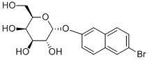 6-Bromo-2-naphthyl α-D-galactopyranoside Struktur
