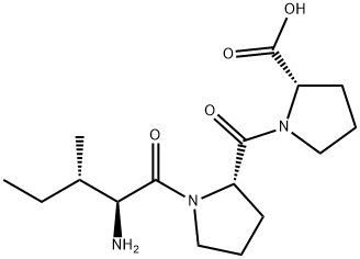 H-ILE-PRO-PRO-OH, 26001-32-1, 结构式