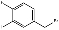 4-溴甲基-1-氟-2-碘苯, 260050-97-3, 结构式