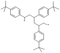 POLY(4-T-BUTYL STYRENE) Structure
