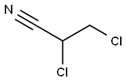2,3-ジクロロプロパンニトリル 化学構造式