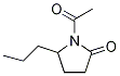 1-acetyl-5-propyl-2-Pyrrolidinone Struktur