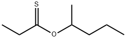 Propanethioic acid S-pentyl ester Struktur