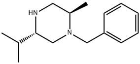 (2R,5S)-1-Benzyl-5-Isopropyl-2-Methyl-Piperazine Structure