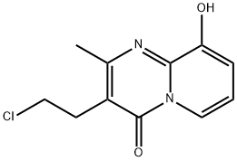 3-(2-Chloroethyl)-2-methyl-9-hydroxy-4H-pyrido[1,2-a]pyrimidin-4-one (Paliperidone) Structure