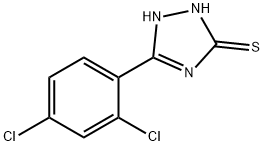 5-(2,4-DICHLORO-PHENYL)-4H-[1,2,4]TRIAZOLE-3-THIOL Struktur