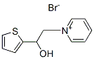 1-[2-羟基-2-(2-噻吩基)乙基]溴化吡啶 结构式
