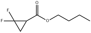 N-BUTYL 2,2-DIFLUOROCYCLOPROPANECARBOXYLATE Structure