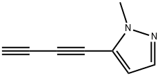 Pyrazole, 5-butadiynyl-1-methyl- (8CI) Structure