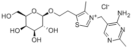 Thiaminegalactoside Struktur
