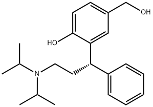 (S)-2-(3-(二异丙氨基)-1-苯基丙基)-4-(羟甲基)苯酚,260389-90-0,结构式