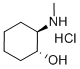 (1S,2S)-2-甲氨基环己醇盐酸盐,260392-65-2,结构式