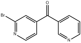 (2-Bromo-4-pyridinyl)-3-pyridinyl-methanone Struktur