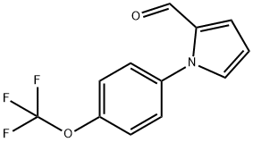 1-[4-(TRIFLUOROMETHOXY)PHENYL]-1H-PYRROLE-2-CARBALDEHYDE Structure