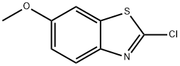 2-クロロ-6-メトキシベンゾチアゾール 化学構造式