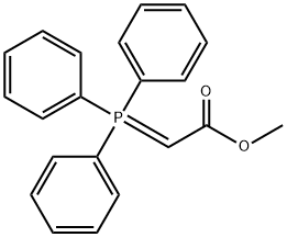 甲氧甲酰基亚甲基三苯基膦,2605-67-6,结构式